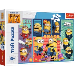 PUZZLE TREFL 160 DESPICABLE ME 4 LUMEA MINIONILOR - Img 1