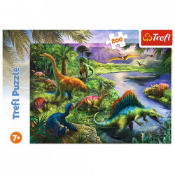 Puzzle trefl 200 lumea dinozaurilor - Img 3