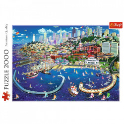 Puzzle trefl 2000 golful san francisco - Img 3