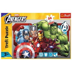 PUZZLE TREFL 24 MAXI MARVEL RAZBUNATORII INTOTDEAUNA JUST - Img 3