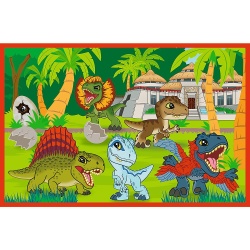 PUZZLE TREFL 2X70 JURASSIC WORLD UNIVERSUL JURASSIC PARK - Img 3