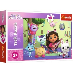 PUZZLE TREFL 30 GABBYS DOLLHOUSE CASA LUI GABBY - Img 1