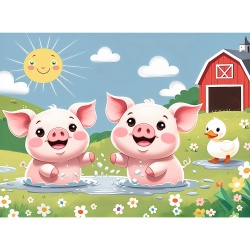 PUZZLE TREFL 30 VIATA FERICITA LA TARA - Img 2
