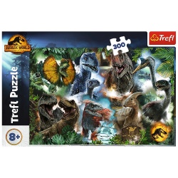 PUZZLE TREFL 300 JURRASIC WORLD DINOZAURII FAVORITI - Img 3