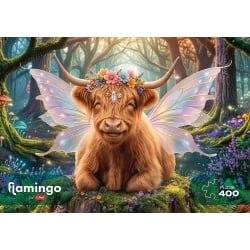 PUZZLE TREFL 400 FLAMINGO PASTRATORUL DE VISE AL PADURII - Img 3