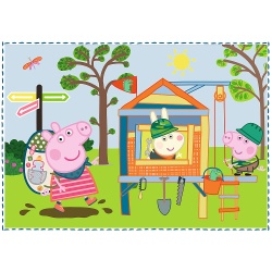 PUZZLE TREFL 4IN1 PEPPA PIG - Img 5