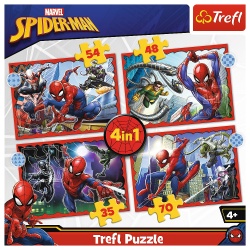 PUZZLE TREFL 4IN1 SPIDERMAN - EROUL SPIDERMAN - Img 6