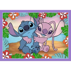 PUZZLE TREFL 4IN1 STITCH ZIUA FERMECATA - Img 2