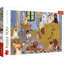 PUZZLE TREFL 500 CAMERA LUI VAN GOGH REVOLUTIA CAINILOR