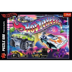 PUZZLE TREFL 500 HOT WHEELS ANII 80 - Img 3