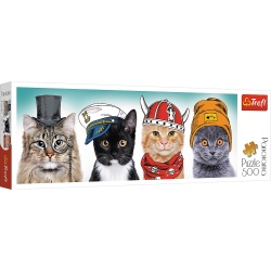 PUZZLE TREFL 500 PANORAMA O ECHIPA FLUFFY - Img 1