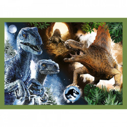 Puzzle trefl jurassic world 4in1 in lumea dinozaurilor - Img 3