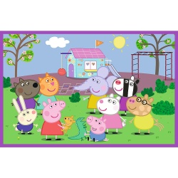 PUZZLES 2X24 PEPPA PIG O ZI LA JOACA CU PEPPA PIG - Img 3