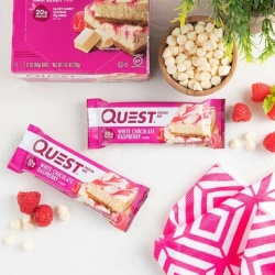 Quest Protein Bar, Baton Proteic, Cu Aroma De Ciocolata Alba Si Zmeura, 60g - Img 7
