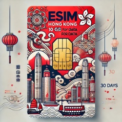 Roaming eSIM 10GB date, eSIM de Mare Viteza pana la 5G, valabil 30 zile din momentul activarii, Hong Kong