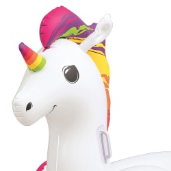 Saltea gonflabilă pentru copii - unicorn - 155 x 119 cm - Img 5