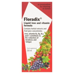 SALUS - FLORADIX® 250ML - FORMULA LICHIDA DE FIER SI VITAMINE