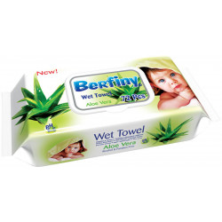 SERVETELE UMEDE CU CAPAC ALOE VERA 72BUC