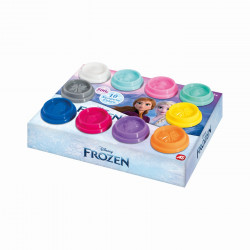 SET 10 BORCANASE DE PLASTILINA FROZEN IN AMBALAJ DE CARTON - Img 1
