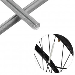 Set 12 ornamente din material reflectorizant pentru spite bicicleta, culoare gri - argintiu - Img 3