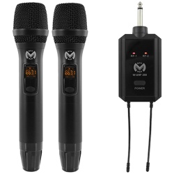 SET 2 MICROFOANE UHF WIRELESS - Img 1