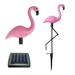 Set 3 x Lampa Solara estetica exterioara de gradina model "Flamingo" - Img 9