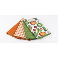 Set 4 prosoape bucatarie 40x48 cm - Img 3