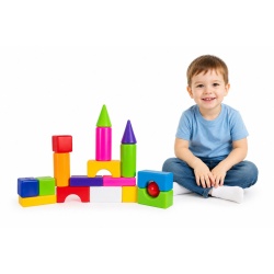 SET CONSTRUCTOR BLOCURI MULTICOLORE - Img 5