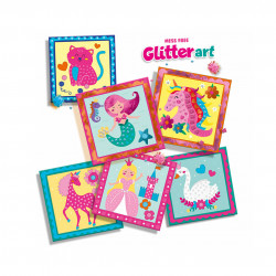 Set creativ copii - Decorare autocolante cu sclipici fara mizerie - Img 2