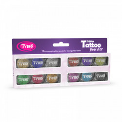 Set pudra sclipici - Culori TOP - 12 x 2,5 ml - Img 3
