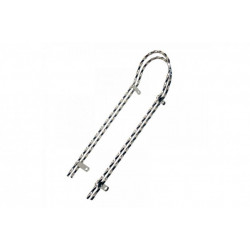 Sissybar 18inch patrat torsionat,crom