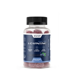 Snap Supplements L-carnitine Gummies With Blueberry Flavour, L-carnitina Jeleuri Cu Aroma De Afine, 60 Jeleuri