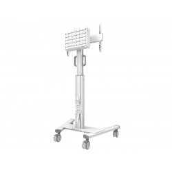 Stand podea mobil NM MUp 37-75" 70kg alb - Img 3