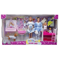 STEFFI LOVE SET PETRECERE IN PIJAMALE BINE AI VENIT IN FAMILIE CU ACCESORII - Img 1