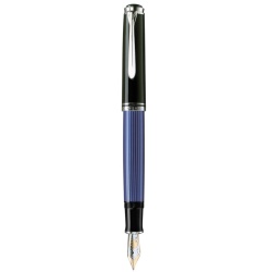 STILOU SOUVERAN M805 F PENITA AUR 18K PLACAT PALADIU CORP NEGRU/ALBASTRU