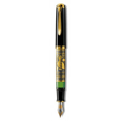 Stilou toledo m900 m,penita aur 18k,gravat manual,accesorii placate cu aur