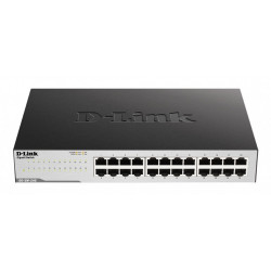 SWITCH D-LINK 24 porturi Gigabit, carcasa metal, "GO-SW-24G" (include timbru verde 1.5 lei) - Img 1