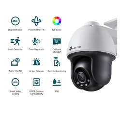 TPL VIGI 4MP PAN/TILT NTW CAM 4MM C540 - Img 2