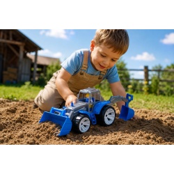 TRACTOR BAMS 2 CU 2 CUPE ALBASTRU GRI - Img 3