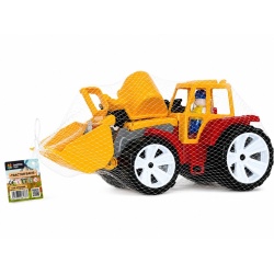 TRACTOR BAMS 2 CU 2 CUPE PORTOCALIU ROSU