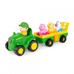 Tractoras cu remorca,animalute si sunete