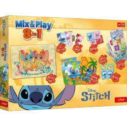 TREFL DISNEY STITCH SET DE JOCURI MIX AND PLAY 8IN1 - Img 1