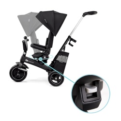 TRICICLETA KINDERKRAFT EASYTWIST, BLACK - Img 12