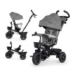 TRICICLETA KINDERKRAFT SPINSTEP, GREY - Img 3