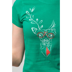 TRICOU CERB FAMILIE FEMEI K GREEN-XS - Img 6