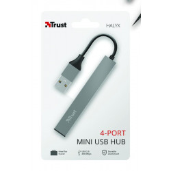 Trust Halyx Aluminium 4 Mini USB Hub - Img 8