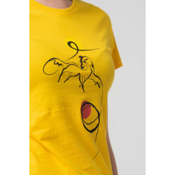 TSHIRT CASUAL F CAL PEGAS YELLOW-XS - Img 5