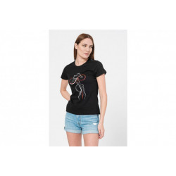 TSHIRT CASUAL F DOAMNA CU... BLACK-XL - Img 1