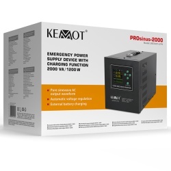 UPS CENTRALE TERMICE SINUS PUR 2000VA/1200W 12V KEMOT - Img 6