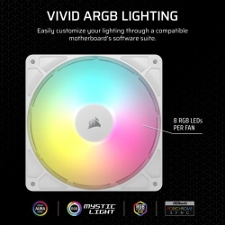Ventilator CORSAIR RS140 ARGB WHITE - Img 7